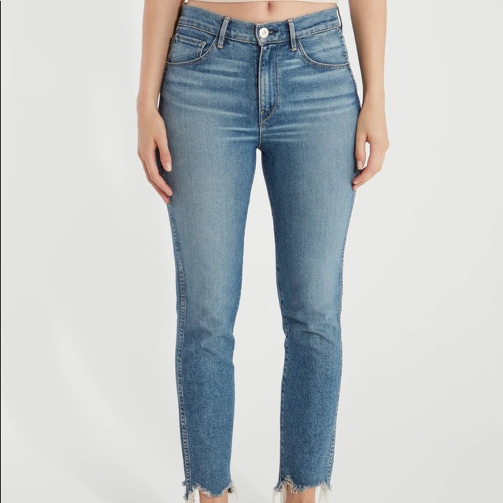 3x1 W3 Straight Authentic Crop Jeans